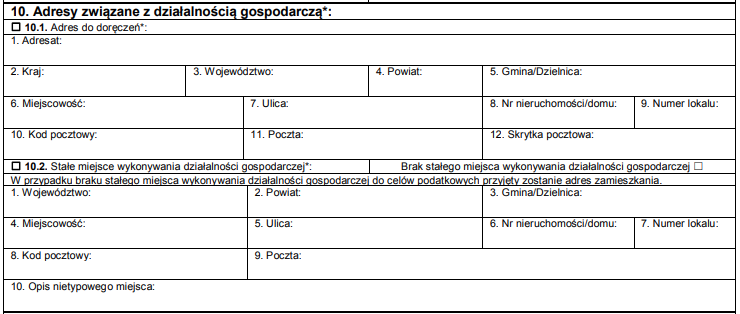 Założenie działalności gospodarczej przez Internet – 10. Adresy związane z działalnością gospodarczą